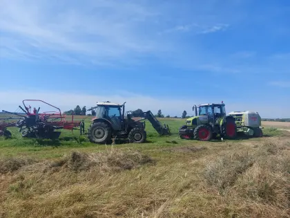 10 € - Heu-, Heulage-Rundballen 1,25 m