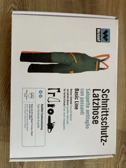 Schnittschutzhose neu