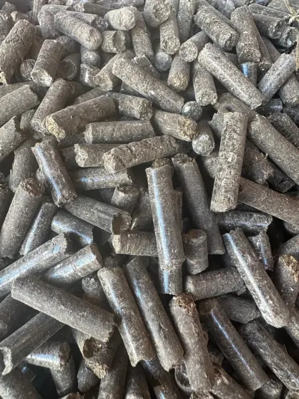 Pferdemist-Pellets