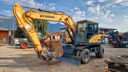 Verkaufe Mobilbagger Hyundai HW140
