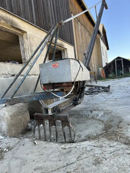 Hochförderer, Schubstangen, Entmistung
