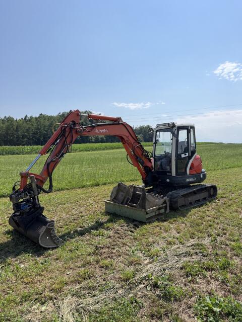 Kubota KX161-3 Bagger Rototilt