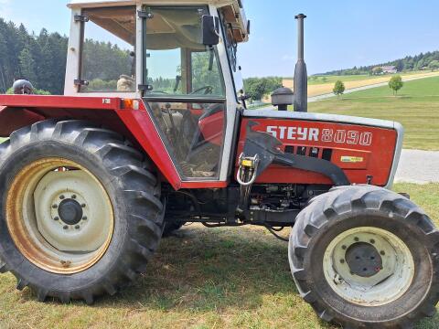 Steyr 8090 Turbo mit Mammut Frontlader und Fronthydraulik Steyr 8090