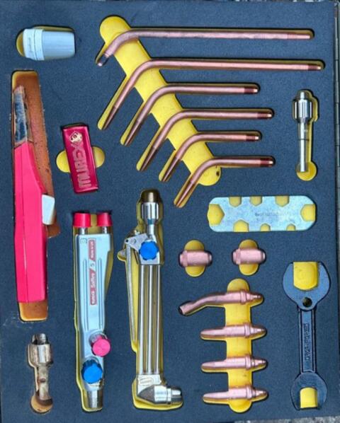 Professionelles Autogenschweiß- und Schneidset, komplett, Murex