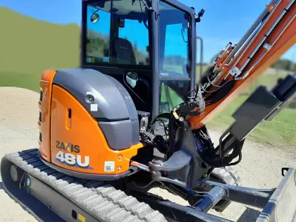 5 t Hitachi, Powertilt, SW, Klima, MwSt. ausweisbar, ZX48U