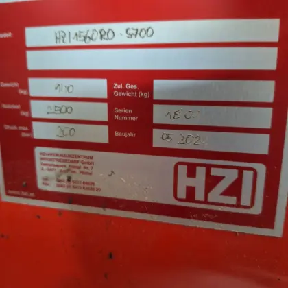 Holzzange mit Baggeraufnahme HZI 1560RO