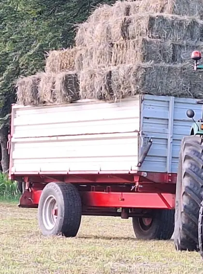 Biete Mais, Getreide-Transporthilfe für Heuballen, Holz