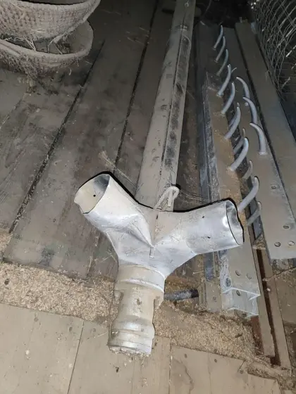 Förderschnecke für Dünger, Überladeschnecke
