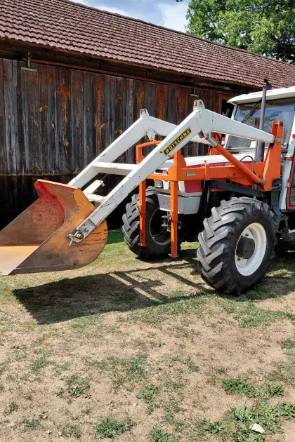 Frontlader Rotschne Steyr 8075