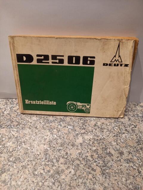Ersatzteilliste Deutz 2506