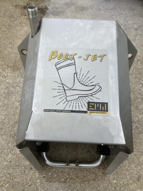 Boot Jet Stiefelwaschanlage