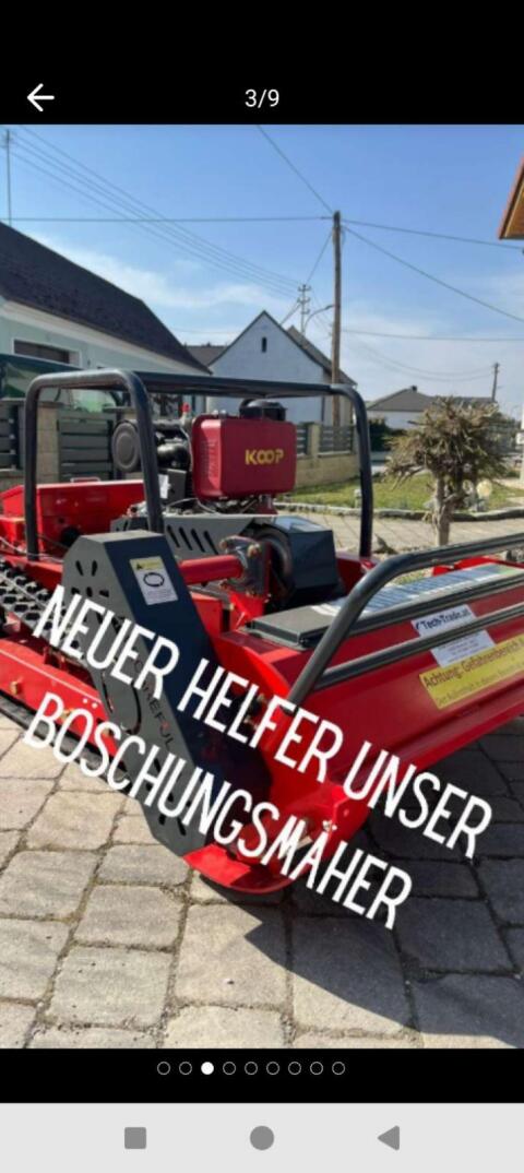Böschung mähen