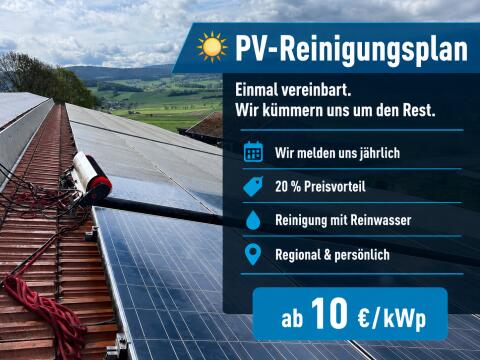 PV-Reinigungsplan für landwirtschaftliche Betriebe
