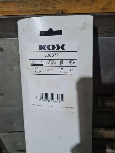 Motorsägen-Schwert, Schiene KOX 60 cm