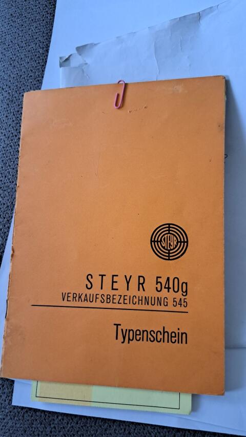 Traktor Steyr 540g