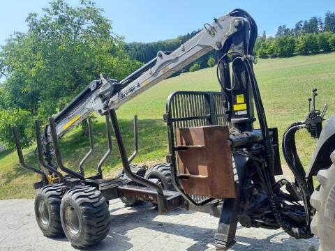 Kesla Rückewagen, Forstanhänger, Kesla Kran 305T