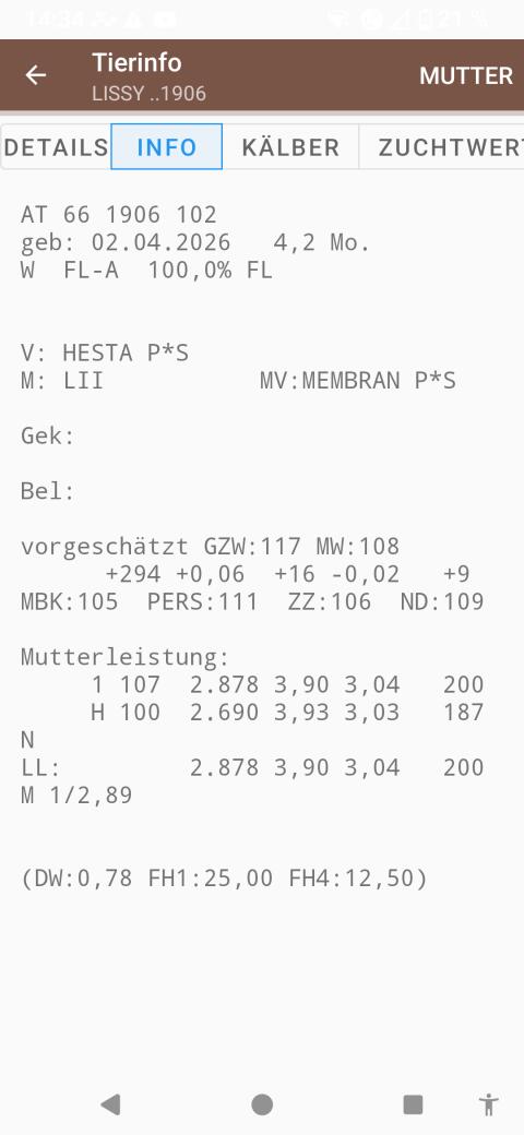 Bio-Jungkalbinnen