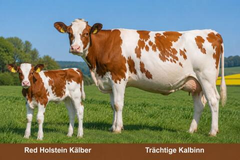 Suche Red Holstein Kälber oder trächtige Kalbinnen