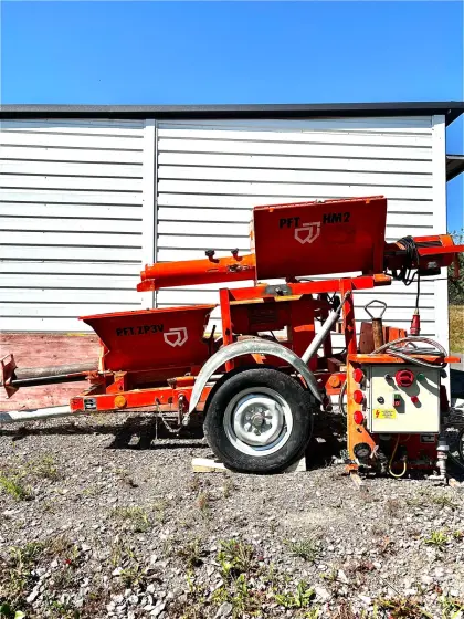 PFT Lehmputzmaschine mit Durchlaufmischer ZP3V HM2