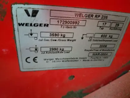 Ballenpresse Welger RP 235