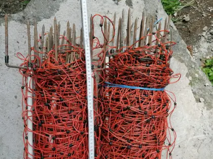 Verkaufe Schafnetzzaun 90 cm, mit 2 Spitzen, 50 m