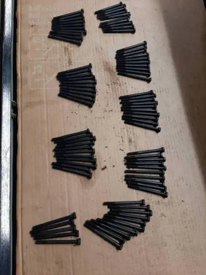 Stahlschrauben 6 x 70 ohne Beschichtung