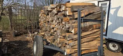 Brennholz-Scheiter 100 cm Eiche, Buche, Lärche