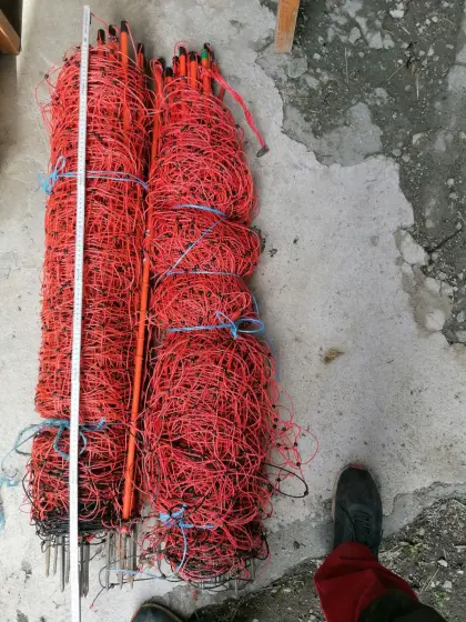 Verkaufe Schafnetzzaun 120 cm, mit Doppelspitzen, 50 m