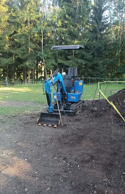 Rippa R319 Minibagger, Top-Zustand, inkl. Zubehör