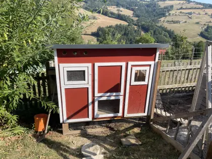 Hühner-, Wachtelstall-Kombi zu verkaufen