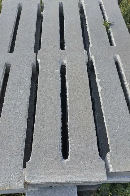 Betonspalten zu verschenken