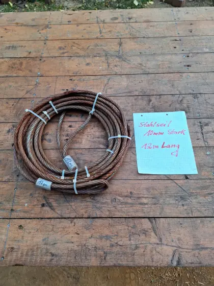 Stahlseil 10 mm, 12 m lang