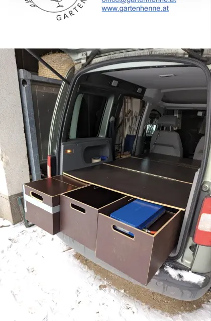 Camper-Einrichtung Caddy