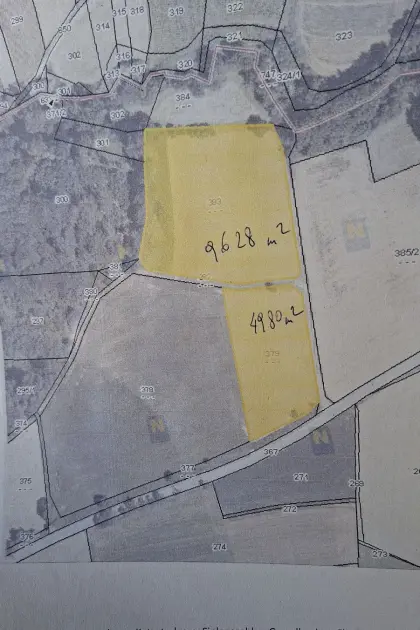 Dunkelsteinerwald: Verkaufe 2 Äcker mit gesamt 14.608 m²