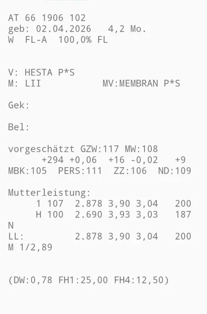 Bio-Jungkalbinnen