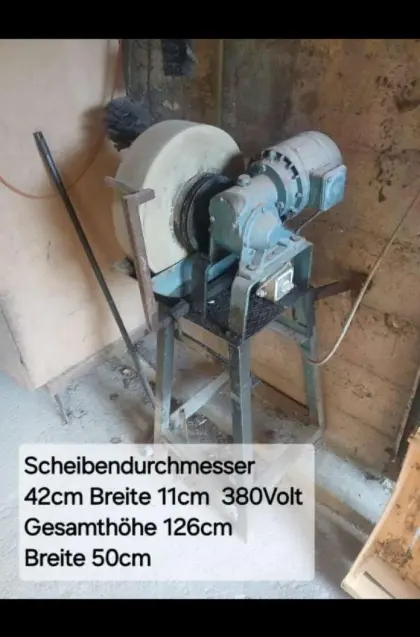 Wasserschleifmaschine mit Naturstein, Schleifmaschine