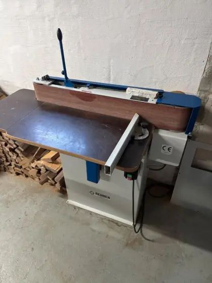 Kantenschleifmaschine, Schleifmaschine Rehnen Junior R1