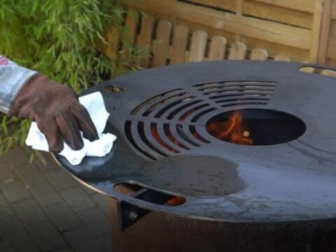 Grillplatte, Feuerplatte 63 cm