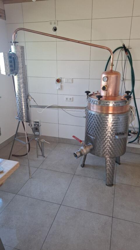 Kovodel 150EL-M Wasserbad-Brennerei