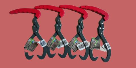 Handpackzange, Holzzange, Greifhilfe, 4x
