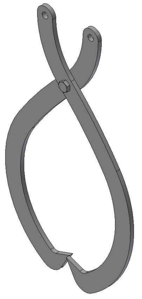 Holzzange 65 cm