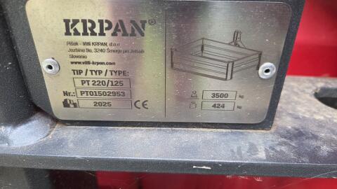 Krpan Kippmulde 220/125 dw