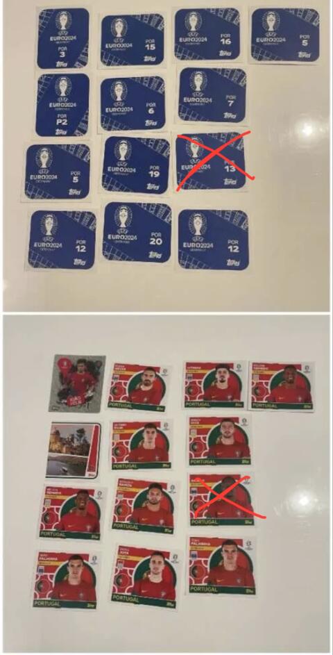 126 Topps UEFA EURO 2024 Germany Sticker, Komplettpaket