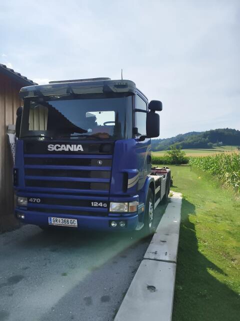 Abrollkipper Scania 470