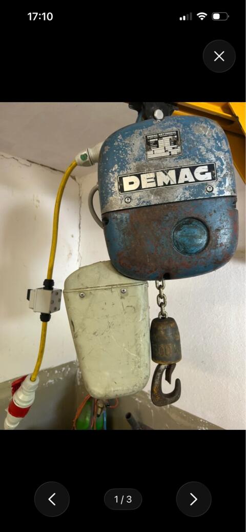 Demag Kettenzug 500 kg PK5 Hallenkran