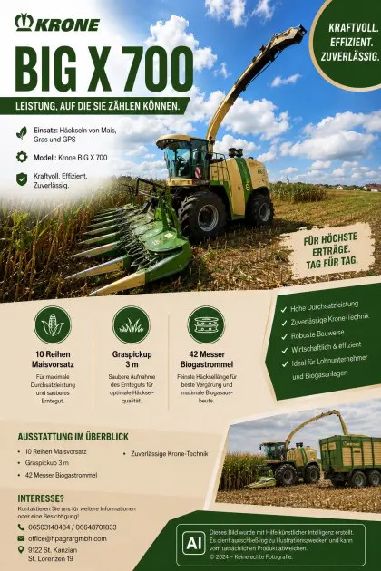 Häcksler Krone BIG X 700