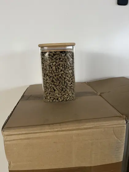 Weizenstrohpellets