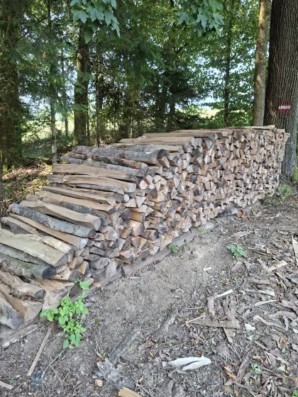 Brennholz, hart, zu verkaufen