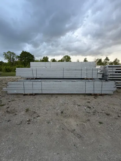 Palettenregal, Schwerlastregal, Fachlast 3.750 kg, ca. 22 lfm, Galler OMEGA
