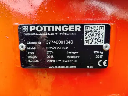 Pöttinger Mähwerk Novacat 352